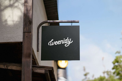 高端简约的商店招牌店招设计VI样机展示模型mockups