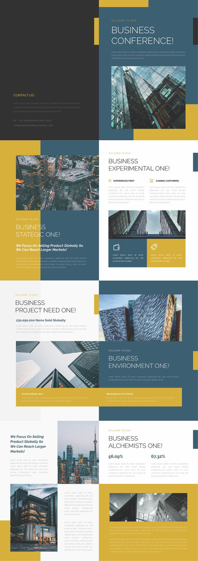 商务会议手册画册模板（EPS,AI,INDD,PSD）