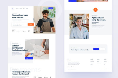 商业着陆页网站模板（FIG,SKETCH）