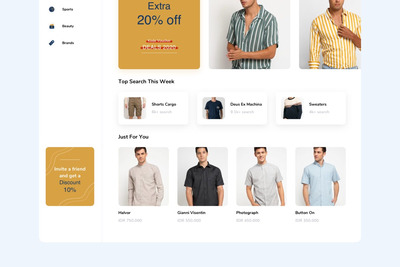 B2B电商时尚网站设计模板（FIG,SKETCH）