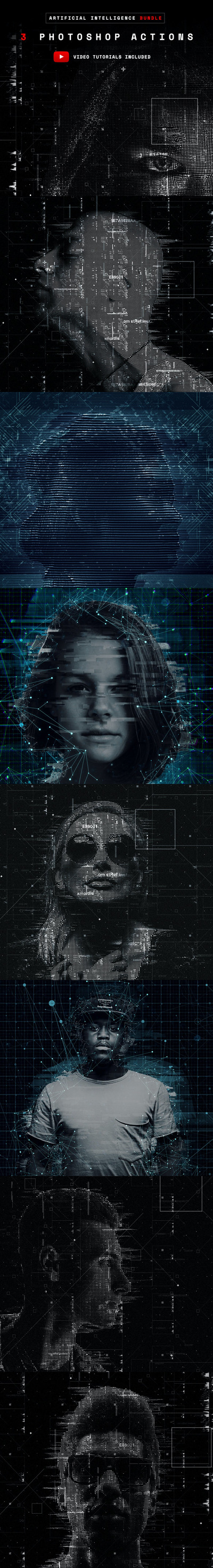 人工智能系列PS科技感动作下载（ATN）