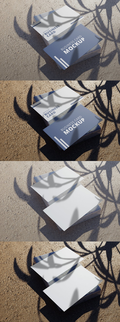 真实名片模型样机（PSD）