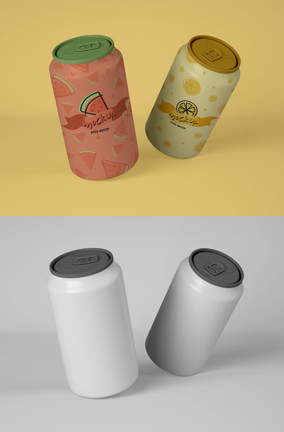 苏打水罐子设计样机（PSD）