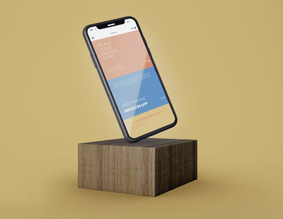 时尚手机样机（PSD）