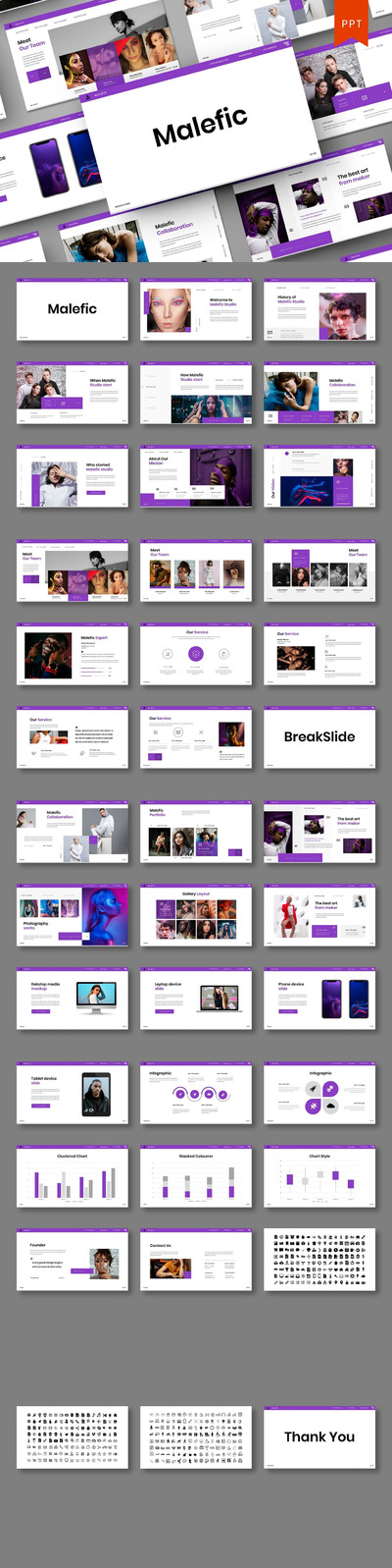 简约清新多用途的powerpoint幻灯片演示模板（pptx）