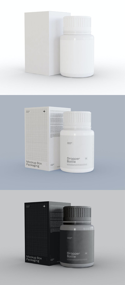 药瓶包装模型样机（PSD）