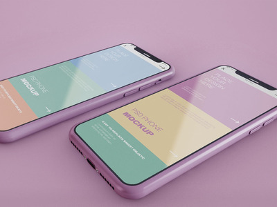 透视角度手机样机（PSD）