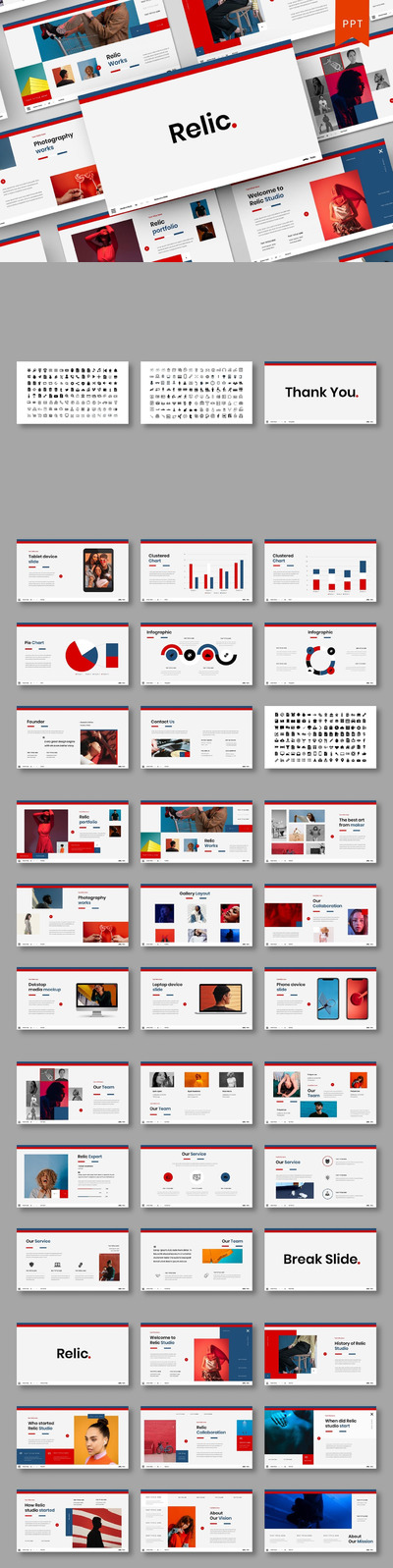 高品质的时尚高端商业商务质感powerpoint幻灯片演示模板（pptx）