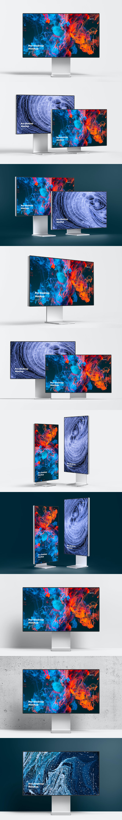 Pro XDR 6K桌面模型样机（PSD）