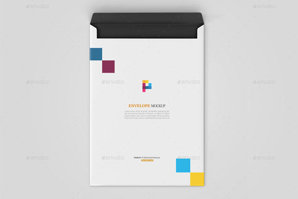 C4尺寸信封VI样机模板