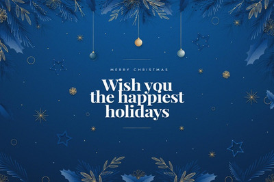 圣诞平面设计装饰背景