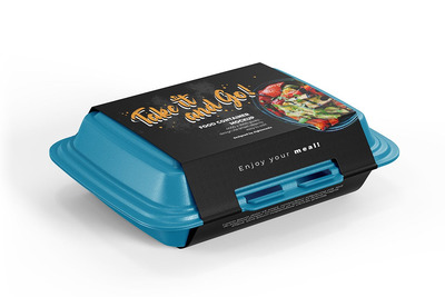 食品快餐盒产品模型[PSD]