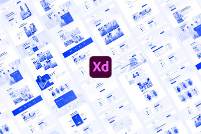 医疗牙科诊所 Adobe XD 网站模板（FIG,PSD,SKETCH,XD）