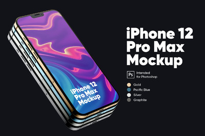 iPhone 12 Pro Max产品样机[PSD]