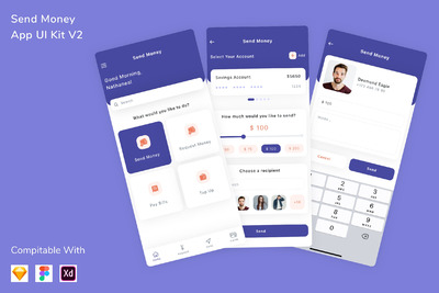 钱包应用程序 UI工具包[XD]