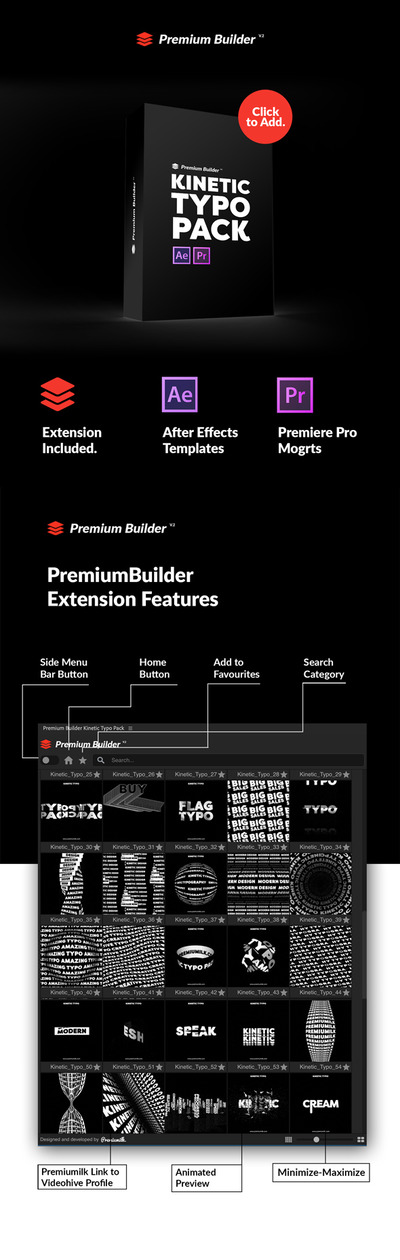 抽象动态排版设计AE视频素材包[2.12GB,AEP]