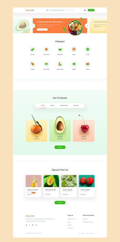 电子商务市场网站设计模板[FIG,SKETCH]
