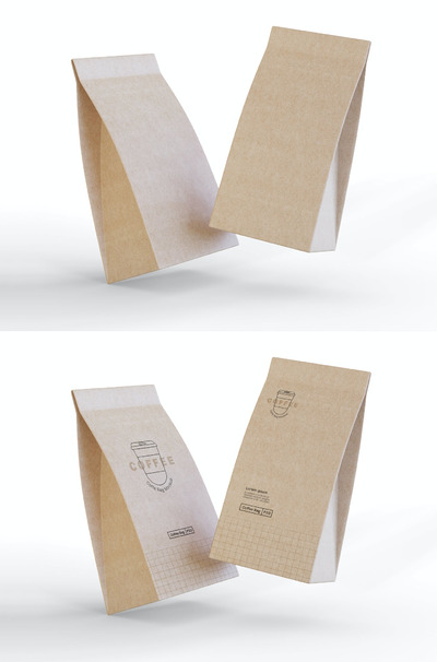 咖啡店外卖包装设计样机（PSD）