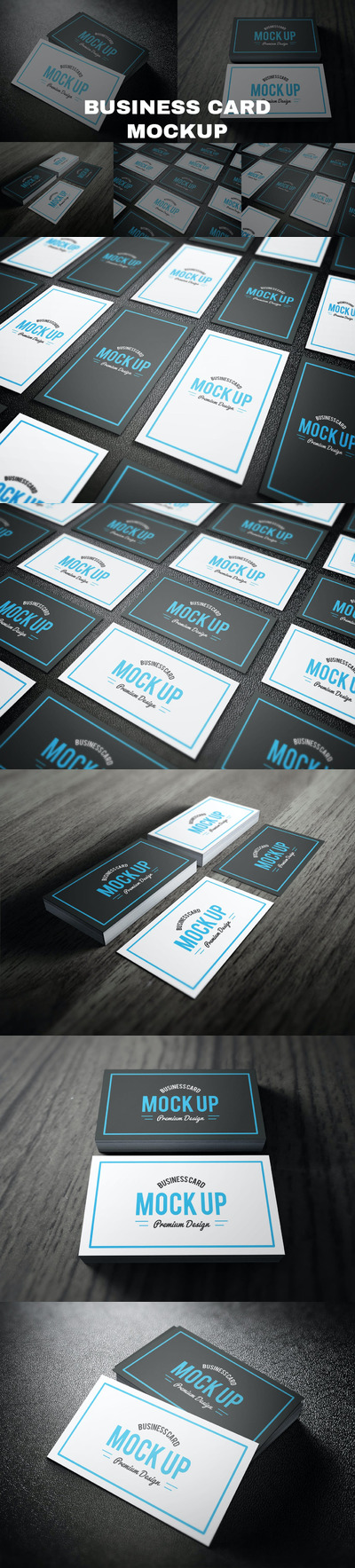 时尚高端房地产名片设计VI样机展示模型mockups