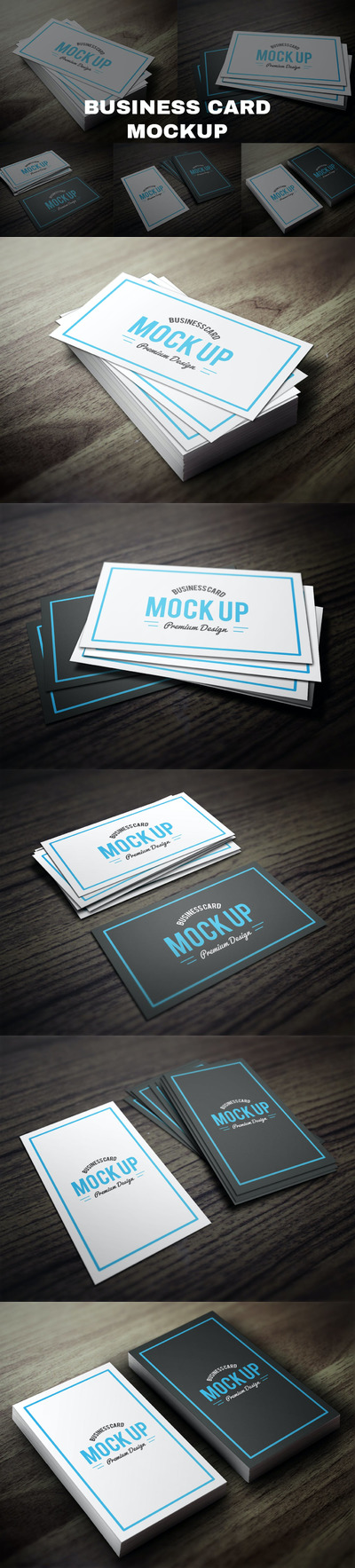 时尚高端房地产名片设计VI样机展示模型mockups