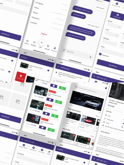 汽车经销商APP UI（FIG）