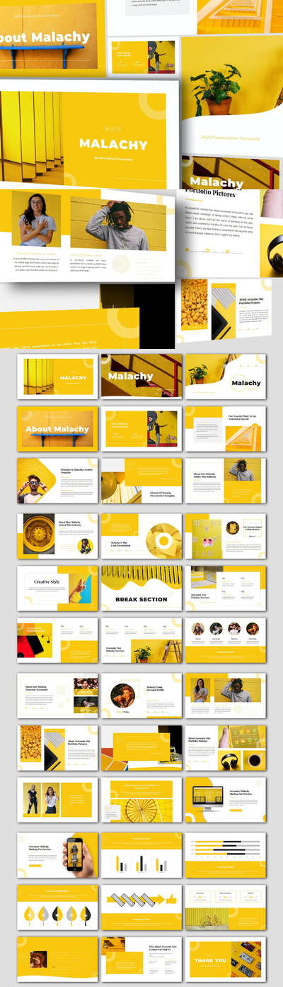 清新时尚高端创意多用途的powerpoint幻灯片演示模板（pptx）