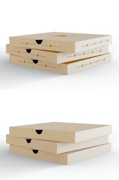 披萨盒模型样机（PSD）