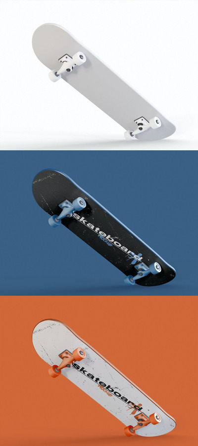 滑板设计模型样机（PSD）