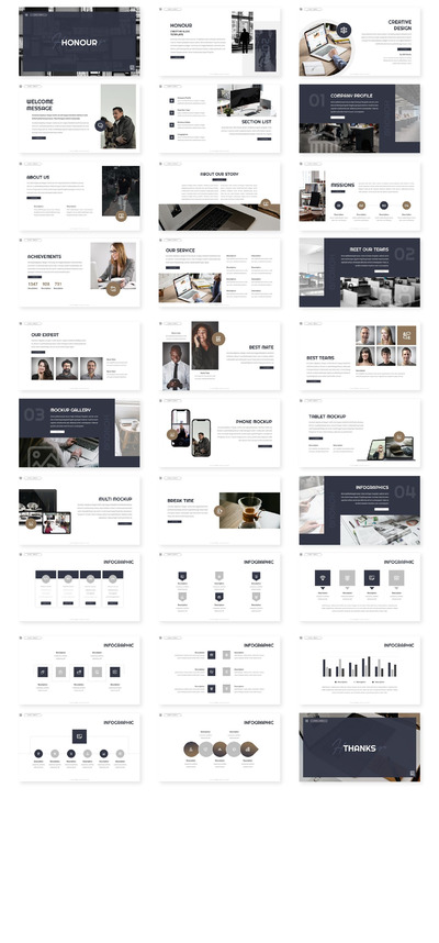 时尚简约PPT设计模板[KEY,PPTX]