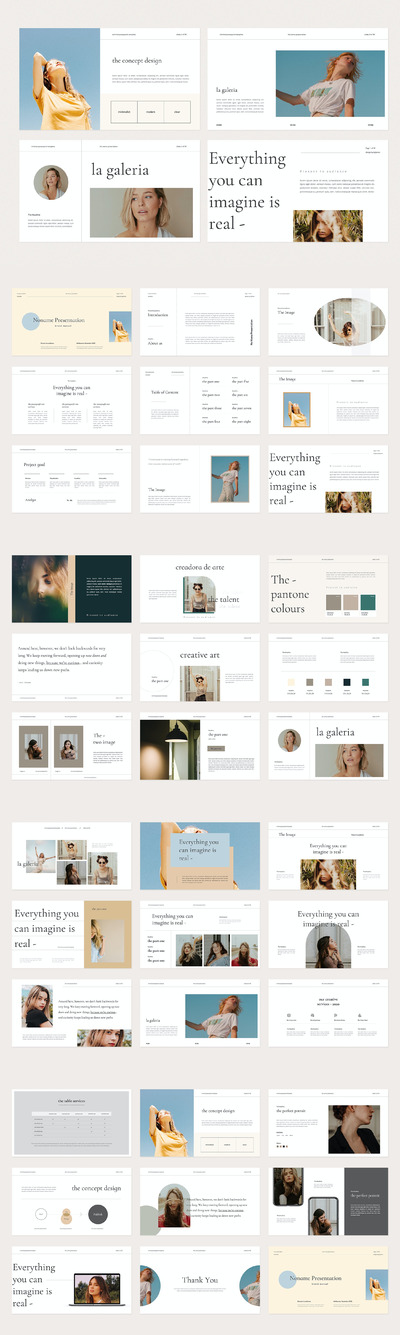 Kelsey极简主义幻灯片模板[PPTX,PPT]