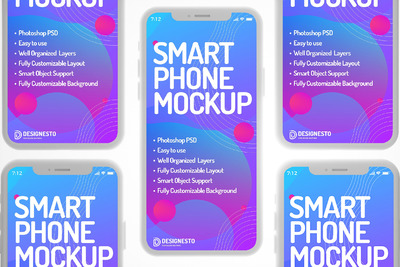 iPhone智能手机创新样机模型[PSD]