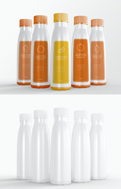 高端瓶子展示样机[PSD]