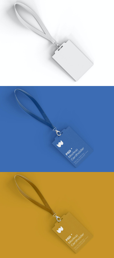 高端的工牌展示样机[PSD]