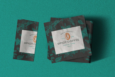 高端的餐巾纸设计样机[PSD]