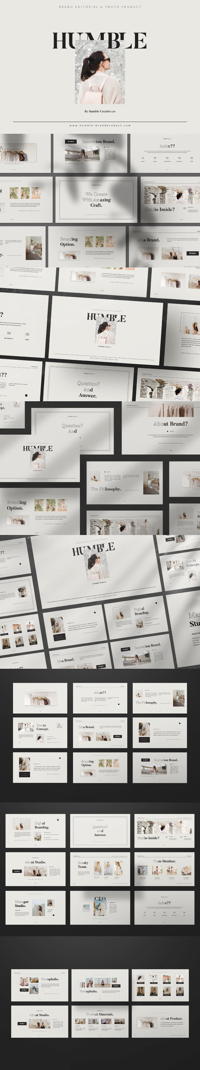 简约清新时尚多用途powerpoint幻灯片演示模板（pptx）