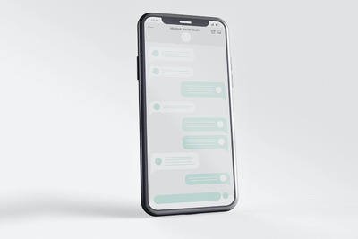 智能手机屏幕模型[PSD]
