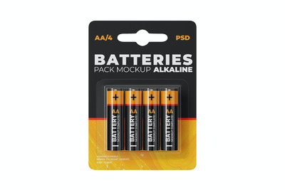 电池包装设计展示样机（PSD）