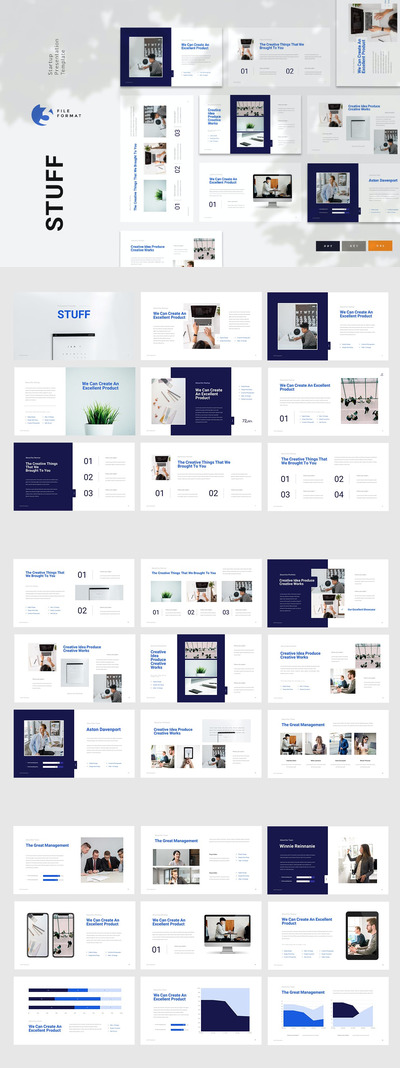 时尚高端简约清新多用途powerpoint幻灯片演示模板（pptx）