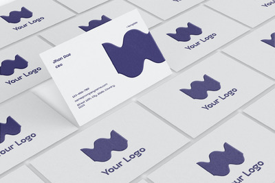 名片设计模型阵列样机（PSD）