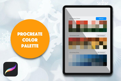 Procreate圣诞调色盘[swatches]