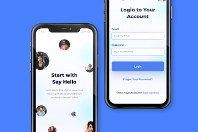 登记或注册页面模板[FIG]