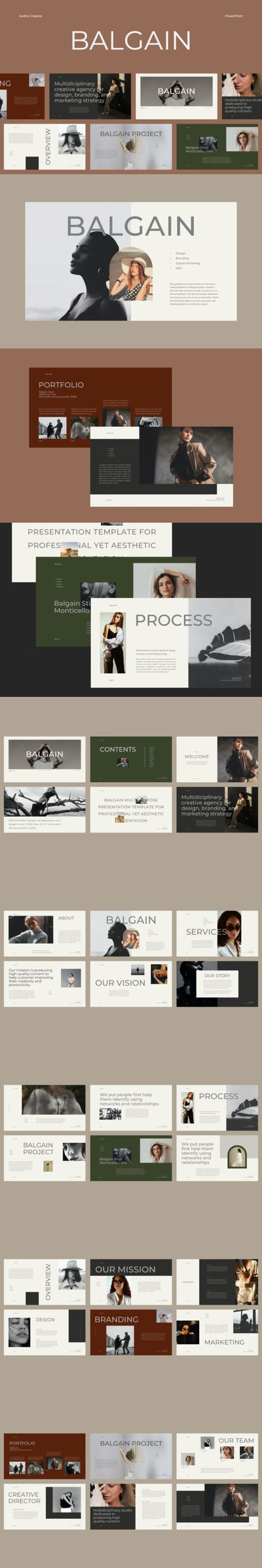 服装品牌演示PowerPoint模板