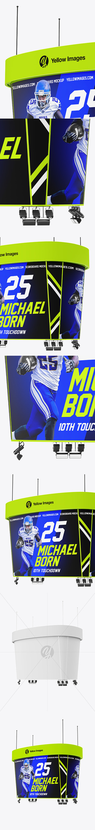 运动体育场记分牌/记分板样机