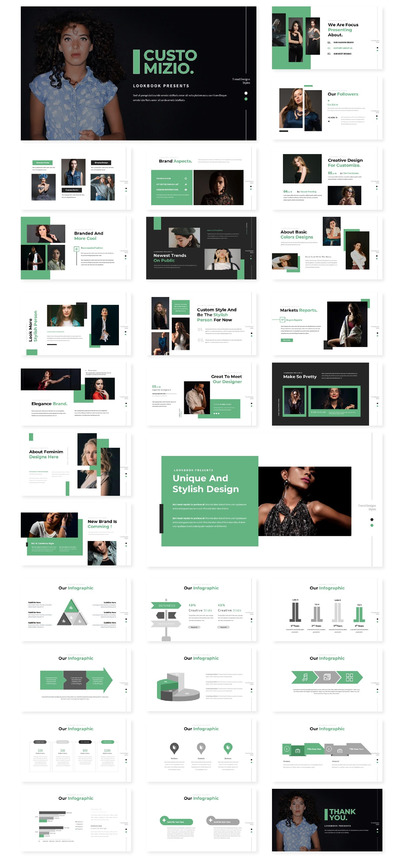 高端精美PPT幻灯片模板[PPTX,KEY]