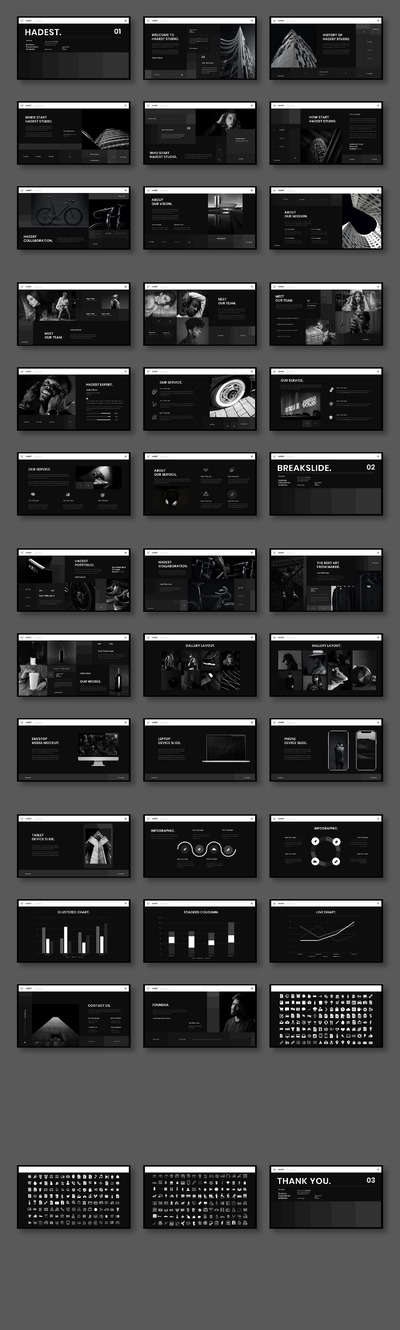 商务风酷炫PowerPoint模板[PPTX]