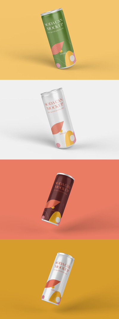 苏打水易拉罐样机[PSD]