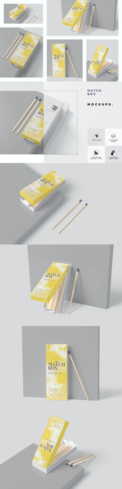 高端火柴盒产品样机[PSD]