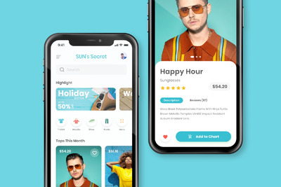 时尚电商产品页面设计模板[FIG]