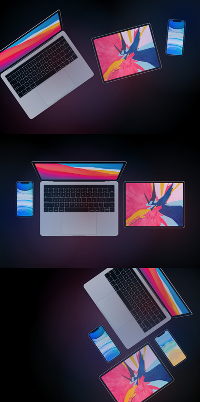 苹果设备sketch模型样机