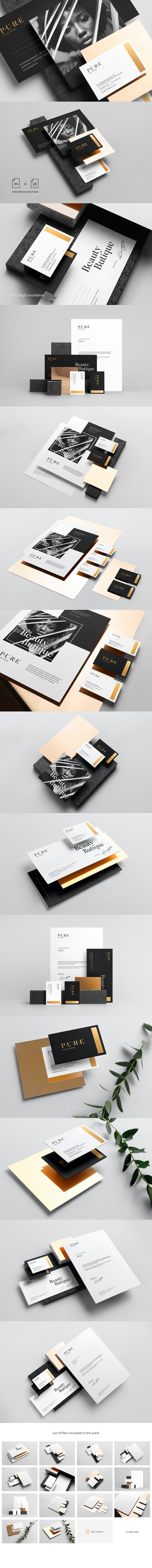 极简主义高品质的企业办公文具品牌样机套件[2.41GB,PSD]